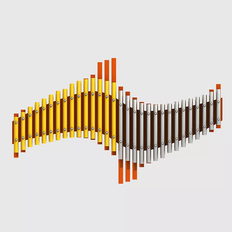 Μουσικά Όργανα Εξωτερικού Χώρου Παιδικής Χαράς από Κράμα Αλουμινίου