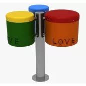 Τρίο Rainbow Trio Bongos