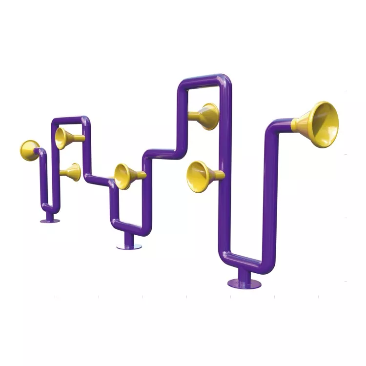 Μιλώντας σωλήνες υπαίθρια ηχητική παιδική χαρά