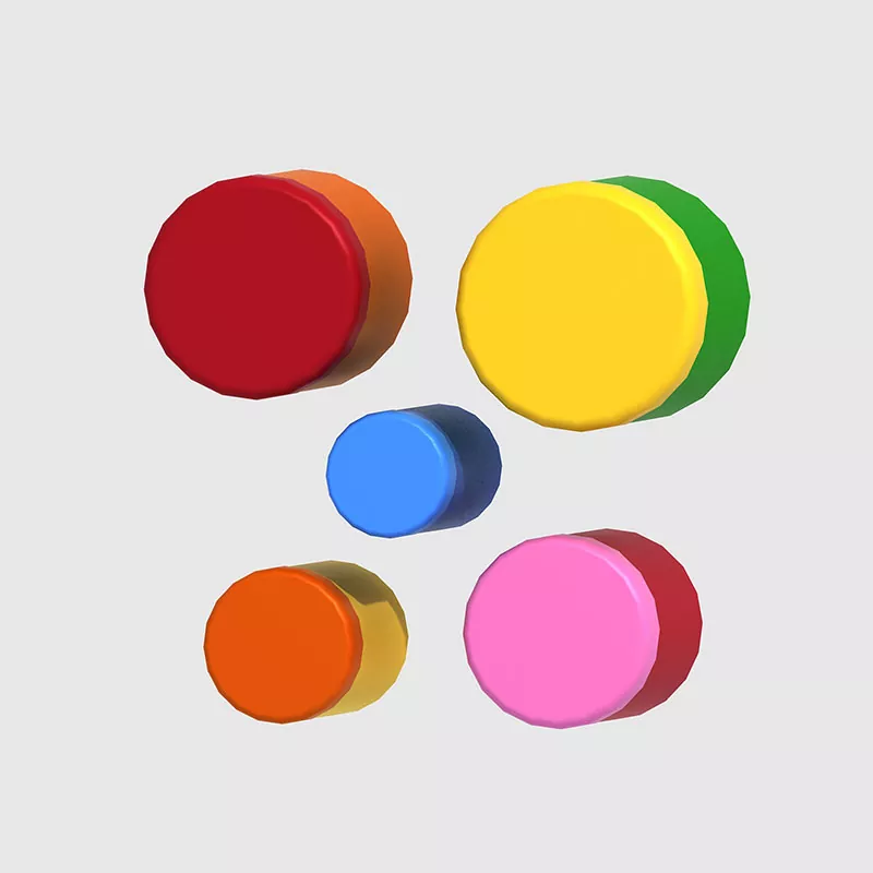 Τα κρουστά παίζουν πολύχρωμα τύμπανα